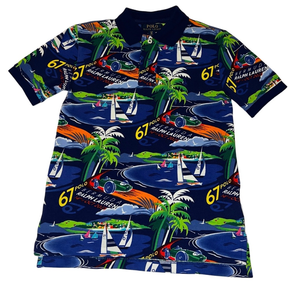 Polo by Ralph Lauren Kids' Multicolor Graphic Polo